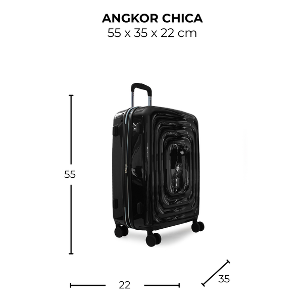 Maleta de viaje chica de 10kg, 20 pulgadas, con candado TSA - Angkor