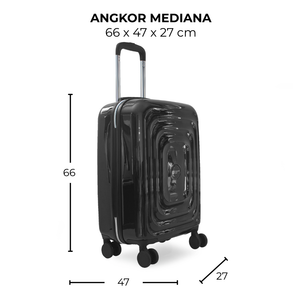 Maleta de viaje mediana de 20kg, 24 pulgadas, con candado TSA - Angkor