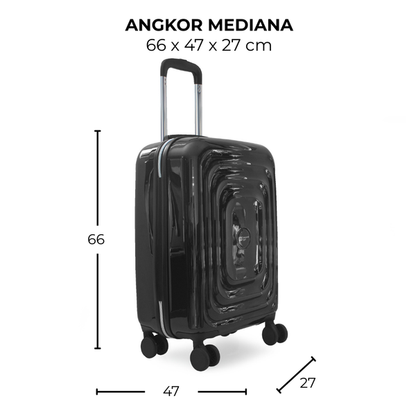 Maleta de viaje mediana de 20kg, 24 pulgadas, con candado TSA - Angkor