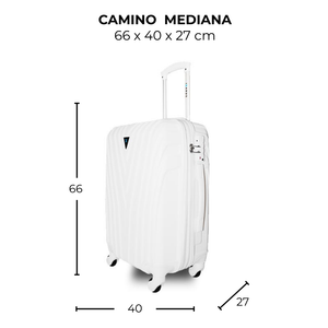 Maleta de viaje mediana de 20kg, 24 pulgadas, con candado TSA - Camino