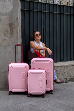 Maleta de viaje mediana de 20kg, 24 pulgadas- Lago2 Bicolor