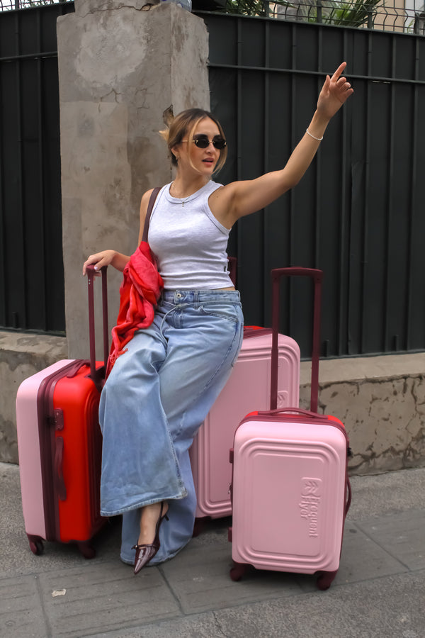 Maleta de viaje chica de 10kg, 18 pulgadas - Lago2 Bicolor