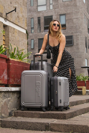 Maleta de viaje chica de 10kg, 18 pulgadas - Lago2 Bicolor