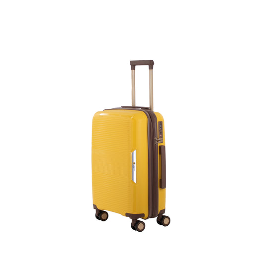 Maleta de viaje de 10kg, 20 pulgadas, color Amarillo con candado TSA - Latitude