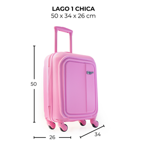 Maleta de viaje chica de 10kg, 20 pulgadas, con candado TSA - Lago