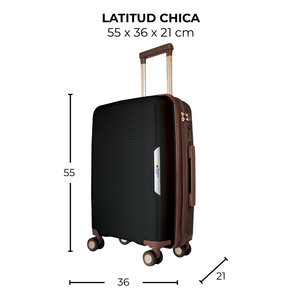 Maleta de viaje chica de 10kg, 20 pulgadas, con candado TSA - Latitude