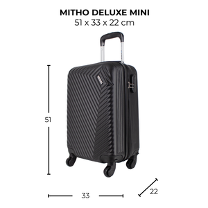 Maleta de viaje mini de 10kg, 18 pulgadas, con candado TSA - Mitho Deluxe