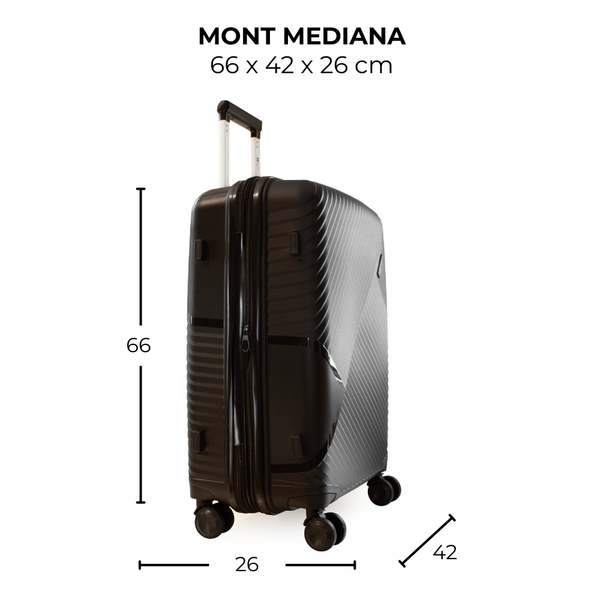 Maleta de viaje mediana de 20kg, 24 pulgadas, con candado TSA - Mont2
