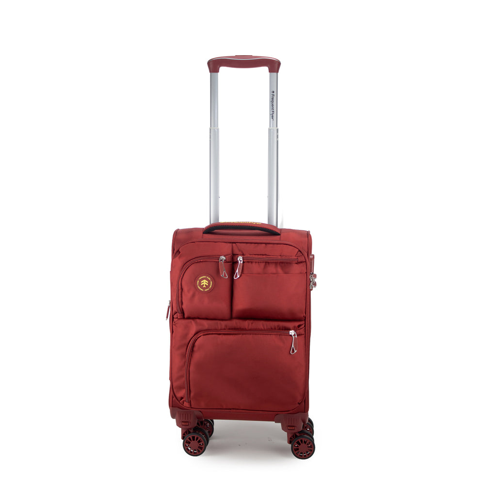 Maleta de viaje mini de 10kg, 18 pulgadas, con candado TSA - Osaka