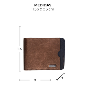 Billetera Ikarus Bicolor