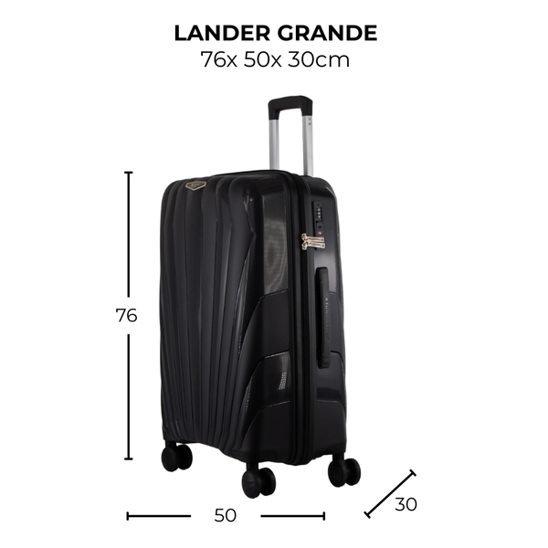 Maleta de viaje grande de 25kg, 28 pulgadas, con candado TSA - Lander