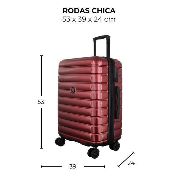 Maleta de viaje chica de 10kg, 20 pulgadas, con candado TSA - Rodas