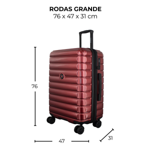 Maleta de viaje grande de 25kg, 28 pulgadas, con candado TSA - Rodas