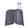 Maleta de viaje de 10kg, 20 pulgadas, color Morado con candado TSA - Tiffany