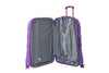 Maleta de viaje grande de 25kg, 28 pulgadas, color Morado con candado TSA - Tiffany