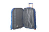 Maleta de viaje grande de 25kg, 28 pulgadas, color Azul con candado TSA - Tiffany