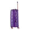 Maleta de viaje de 20kg, 24 pulgadas, color Morado con candado TSA - Tiffany