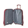 Maleta de viaje de 20kg, 24 pulgadas, color Rojo con candado TSA - Tiffany