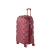 Maleta de viaje de 20kg, 24 pulgadas, color Rojo con candado TSA - Tiffany