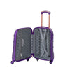 Maleta de mano de 10kg, 18 pulgadas, color Morado con candado Combilock - Tiffany