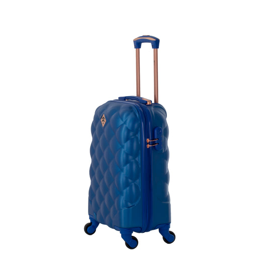 Maleta de mano de 10kg, 18 pulgadas, color Azul con candado Combilock - Tiffany