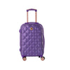 Maleta de viaje de 10kg, 20 pulgadas, color Morado con candado TSA - Tiffany