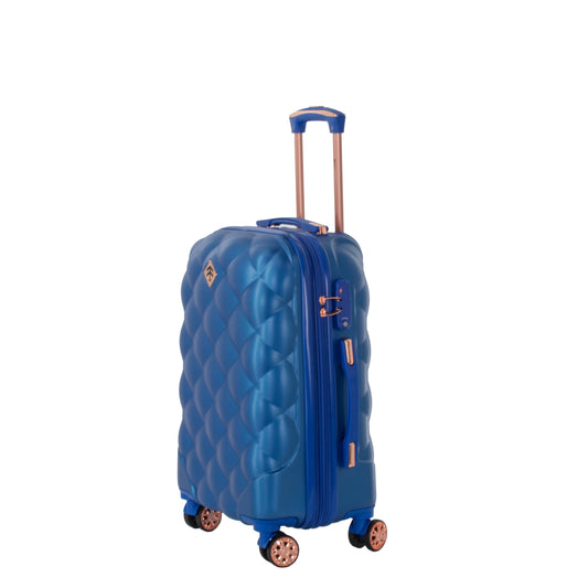 Maleta de viaje de 10kg, 20 pulgadas, color Azul con candado TSA - Tiffany
