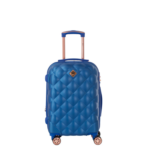 Maleta de viaje de 10kg, 20 pulgadas, color Azul con candado TSA - Tiffany