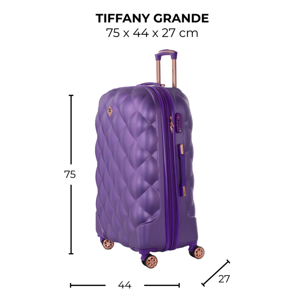Maleta de viaje grande de 25kg, 28 pulgadas, con candado TSA - Tiffany