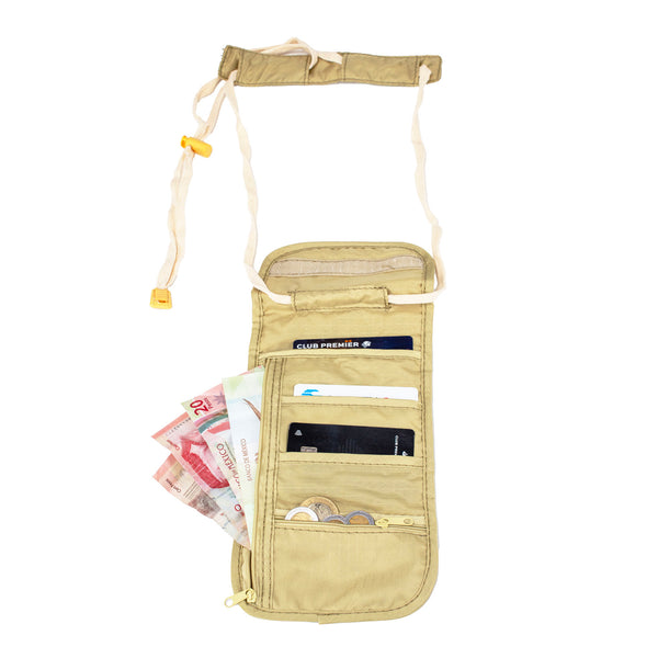 Travel Money Belt Bolsa De Seguridad De Cuello - Hueso