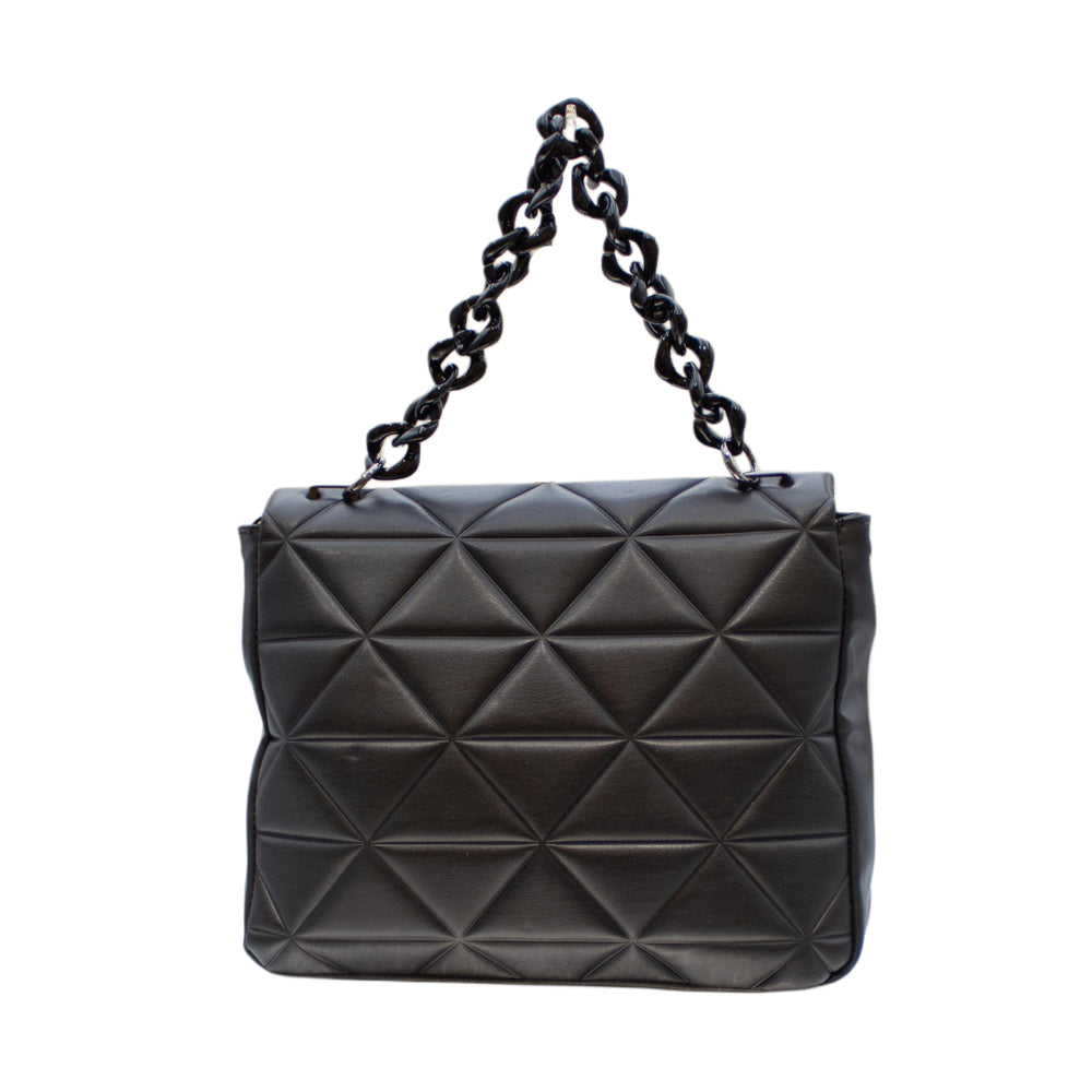 Bolsa Triangulo Mediana Negro