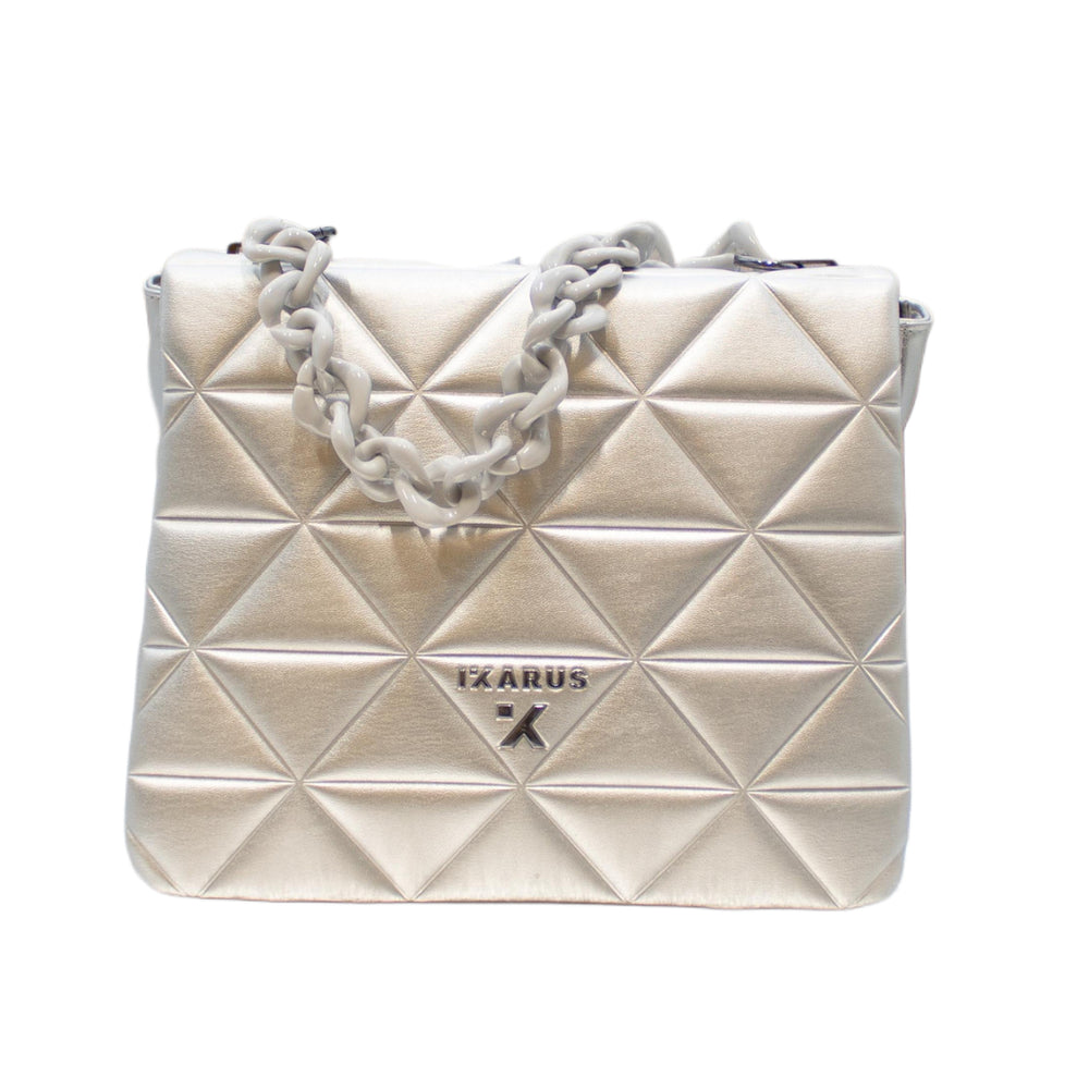 Bolsa Triangulo Mediana Plata