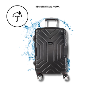 Maleta de viaje de 20kg, 24 pulgadas, color Negro con candado Combilock  - Dash