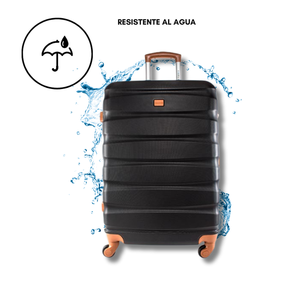Maleta de viaje de 10kg, 20 pulgadas, color Negro con candado TSA - Luxor