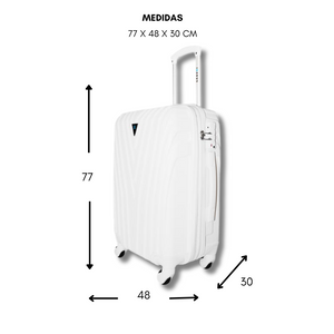 Maleta de viaje grande de 25kg, 28 pulgadas, con candado TSA - Camino