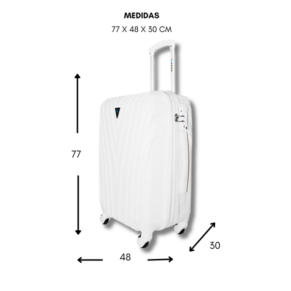 Maleta de viaje grande de 25kg, 28 pulgadas, con candado TSA - Camino